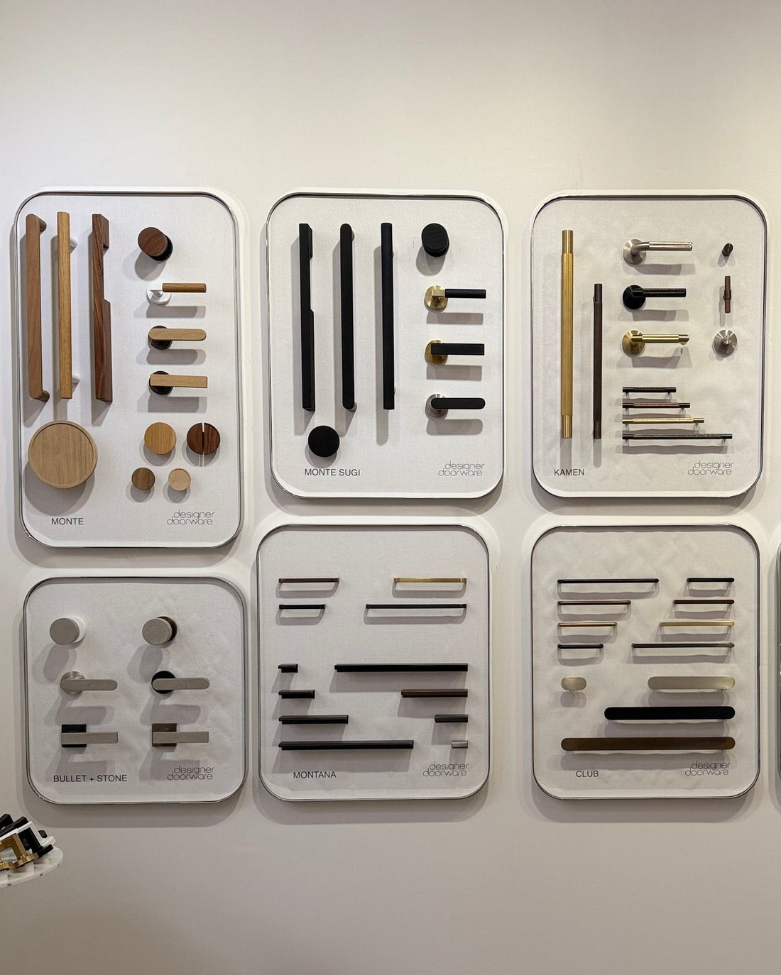 Set of tools arranged in a grid on a white background