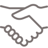 Icon representing Trust and Relationship